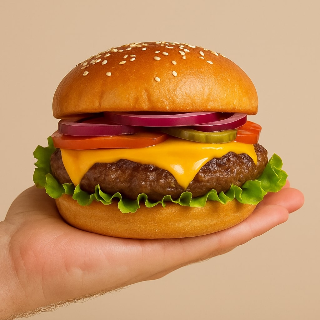 Chef’s chicken burger