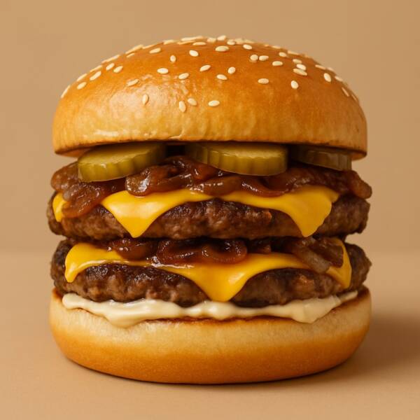 Mr. Poutin Double Burger