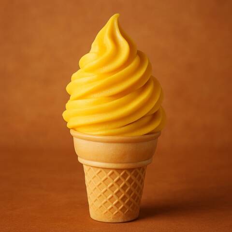 Mr. Poutin Mango Cone Ice Cream