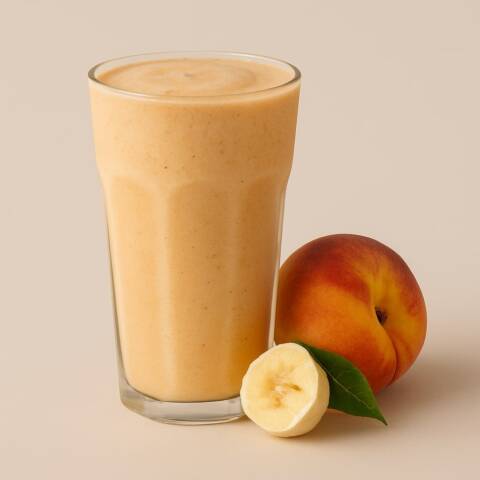 Mr. Poutin Peach Banana Shake